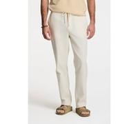 Shiwi Luke Linen Trousers Solid Beige Taille: XXL | Pantalons Outlet | Homme | Blanche