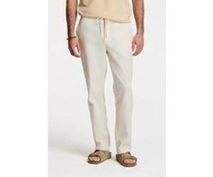 Shiwi Luke Linen Trousers Solid Beige Taille: XXL | Pantalons Outlet | Homme | Blanche