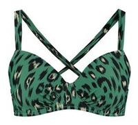Shiwi Luxe Leopard Nora Padded Wire Top B/c Washed Green Taille: 36 | Bikinis Outlet | kids | Vert