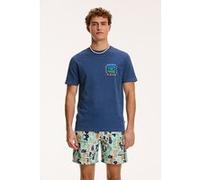 Shiwi Men Beyond The Blues T-shirt Dark Navy Taille: S | T-Shirts Outlet | Homme | Bleu