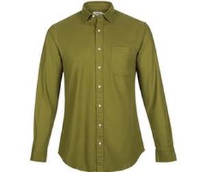 Shiwi Men Twill Shirt Tyler Old Army Green Taille: S | Casual chemises Outlet | Homme | Vert
