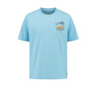 Shiwi T-Shirt 'Finn Sketched Island' bleu clair / jaune / noir, Taille L