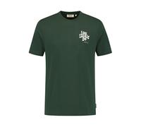 Shiwi T-Shirt 'Liam Like Locals Do' vert foncé / blanc, Taille S