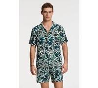 Shiwi Vic Short Sleeve Shirt Floral Leafs Green Floral Leaves Taille: M | Slips de bain Outlet | Homme | Vert
