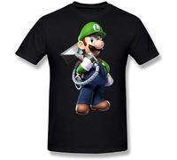SHIWUNANFANG Men's Luigis Mansion T Shirt Shirt L