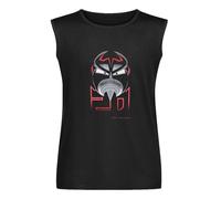 SHIWUNANFANG Street Sleeveless Touched Fabio Quartararo T Shirt Diablo Black M