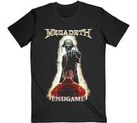 SHIXUED Megadeth Men's Endgame Vic Removing Hood t-Shirt Black S