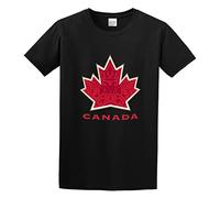 SHIXUED Men's Canada 2016 World Cup of Hockey T-Shirt Black S