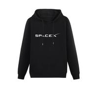 SHIXUED Men's Spacex Long Sleeve Hoody with Pocket Sweatershirt, Hoodie with Drawing Pocket L