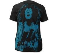 SHIXUED Men's T.Rex-Marc Bolan All Over Front-2X Subway Print Black T-Shirt Black XL