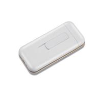 SHJ-HIUXCZ Étui à Cigarettes à Chargement intégré, 20 Longs et Fins, en Fil de tungstène, éclairage de Cigarette, scellé, résistant à l'humidité,White