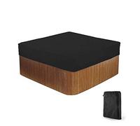 SHJC De Piscine Carré Bâche Solaire pour Piscine, Couverture De Spa en Tissu Polyester 190T étanche, Résistant aux UV Housse de Protection pour Bain à Remous de Jardin,231 * 231 * 30cm