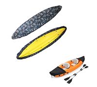 SHJC Universel Etanche Couverture de Kayak Remorquable, Housse de Bateau Canoë UV Poussière Couverture pour 8 Tailles au Choix Kayak Bateau Canoë,2.6 * 3