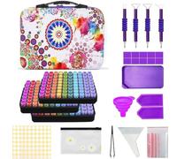 SHJOEE 240 Emplacements Boîte Diamond Painting Rangement Diamond Painting Accessoires Boîtes de Rangement Pour Peinture Diamantée Boîtes d'accessoires de Peinture au Diamant 5D Kit Accessoires