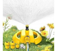 shjxi Arroseur À Gazon pour La Pelouse - Large Zone De Couverture Et Rotation Automatique - Sprinkler Arrosage Pelouse - pour L'Irrigation des Paysages Gazons Fermes Arrière-Cours Jardins Et