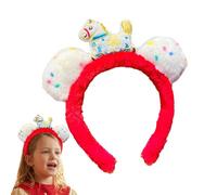 shjxi Bandeau pour le Nouvel An chinois | Coiffe de l'année du cheval 2026 | Bandeau pour photomaton, garçon, fans de culture, étudiants, participants à un festival, une réunion de famille, une fête