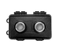 shjxi Clés cache-clés étanches | Cachez une boîte à clés | Clés d'extérieur | Boîte magnétique étanche pour clés sous voiture, cachette de clés sécurisée sous véhicule, boîte de rangement extérieure