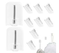 shjxi Crochets muraux décoratifs, crochets muraux adhésifs | Petits crochets blancs - Crochets de suspension modernes et élégants pour salle de bain, chambre à coucher, chambre d'enfant