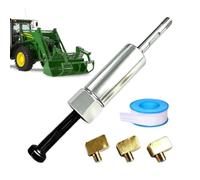 shjxi Déboucheur Raccords Graissage Kit Débouchage Buse Lubrifiante Robuste | avec Adaptateurs Coudés 90 Degrés 6/8/10M Nettoyeur de Raccords Graissage Robustes Pour Camion Tracteur Excavatrice Aiguille