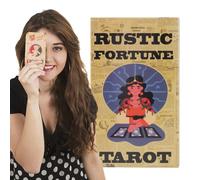 shjxi Deck de tarot pour débutant, 80 cartes rares, ensemble de divination anglaise, outils de conte de la fortune, guidage spirituel, aide à la méditation, lecture de niveau expert, idée personnelle