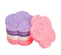 shjxi Éponges Visage,30 Pièces Disques Naturels Compressés en Forme de - Sponges Exfoliantes | Pour Peau Sensitive Soin Quotidien Voyage Spa Douche Routine Beauté