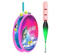 shjxi Flotteur Bobber - Montage Bouchon Automatique pour Black-Bass - Kit Ligne De Pêche avec Système Flotteur À Changement De Couleur | pour Les Pêcheurs Confirmés et Les Débutants, Bateau, Kayak,