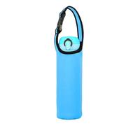 shjxi Insulated Water Bottle Bag, 17x13x1cm, Protective Sleeve with Handle, Hydration Pouch for Children and Adults, Keeps Drinks Cool, Ideal for Fitness, Commuting, Navy Blue/Blue/Dark Purple