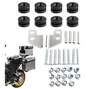 shjxi Kit de montage de boîte latérale, fournitures de montage pour motos, kit de montage de sacoche arrière de moto, accessoires de moto pour une installation sûre et stable