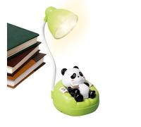 shjxi Lampes panda pour chambre à coucher, lampe de lecture LED, lampe de bureau à intensité variable, lampe panda, lampe de bureau rechargeable, lampe de chevet avec tiroir, lampe de chevet panda