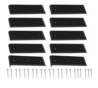 shjxi Lot de 10 glissières de couchette robustes pour remorque de bateau - 7,6 x 25,4 cm - Pour une expérience lisse et désactivée de la remorque - Embouts de couchette pour faciliter le lancement et