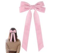 shjxi Nœuds à cheveux pour filles | Décoration de Noël double couche | Nœuds à cheveux rouges pour décoration de fête, pour Nouvel An, mariage, vacances, rendez-vous galant, chambre, porte, fenêtre