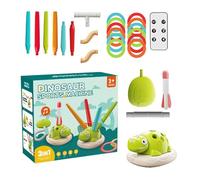 shjxi Outdoor Dinosaur Toy, Rocket Play Game, Multifunctional Kids Activity, Family Rope Skipping Fun, Ages 4-8 Indoor Outdoor Entertainment, Dinosaur Rocket for Home, Classroom, Music Play