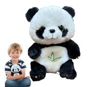 shjxi Panda Sleeping Plush, Breathing Light Stuffed Toy, Soft Musical Sleep Buddy, Adorable Plush Figure, Comfort Toy for Christmas, New Year, Easter, Bedtime, 06x7.09 inches