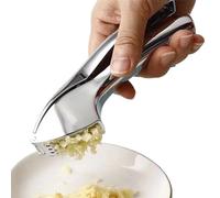shjxi Presse-ail - Ustensile de cuisine facile à presser en de zinc, ustensile de cuisine pour ail, gingembre, oignon, pour pommes de terre, gingembre, oignons, cuisine, maison, appartement