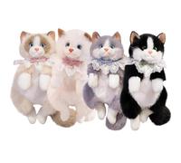 shjxi Sac En Peluche Design Mignon De Chat Pour Journée Décontractée | Pour Pour Garçons Filles du Primaire Élèves Adolescents Garderie Plage Sports