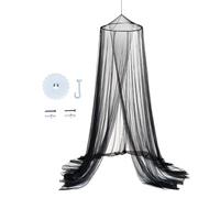 shjxi Soft Mesh Bed Canopy Curtains, Elegant Bedroom Decor, Protective Canopy for House Bed, Women’s Room, Home, Apartment, Dorm, Hotel, Travel, Camping, Lightweight Breathable Drapes