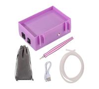 shjxi Stylo de peinture électrique avec plateau de rangement, outil d'application ergonomique pour strass, accessoire d'artisanat confortable pour la peinture avec des pierres précieuses et créer des
