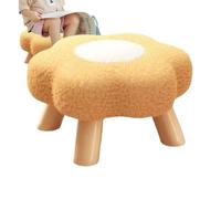 shjxi Tabouret à fleurs pour bureau, meubles de siège | Tabouret d'entrée pour dortoir, chambre à coucher, salon, canapé, sous le bureau, appartement, porche, chambre d'enfant, université, salle de