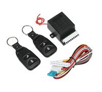 Shkalacar 12V Kit de télécommande Centrale de Voiture Universelle Serrure de Porte de Voiture Système d'entrée sans clé du véhicule avec 2 télécommandes