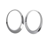 Shkalacar 2 pièces Anneau de Garniture de Phare,Garniture de Phare de Remplacement Compatible avec BMW Mini Cooper R50 R52 R53 2001-2006 63126917835 63126917836 sans buse de Lave-Phare