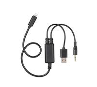 Shkalacar Adaptateur Audio Remplacement de l'adaptateur AUX de câble Audio USB Compatible avec BMW et Mini iPod iPhone 6 7 8 X XS XR Interface