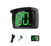 Shkalacar Compteur de Vitesse Intelligent GPS HUD,Voiture HUD Headup Display KM/H MPH avec LED Grand Affichage de Police pour Voiture Camion SUV Moto