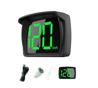 Shkalacar Compteur de Vitesse Intelligent GPS HUD,Voiture HUD Headup Display KM/H MPH avec LED Grand Affichage de Police pour Voiture Camion SUV Moto