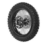 Shkalacar Ensemble de Pneu de Jante Roue Arrière 14 Pouces, Remplacement Direct avec Arbre 15 Mm, Rotor Frein 190 Mm, Pignon 41T, pour Apollo SSR Tao Kayo TSD 110 TD 125