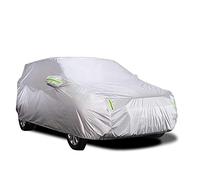 Shkalacar Housse de voiture respirante, anti-UV et résistante à la poussière avec boucle fixe et bande réfléchissante Taille S