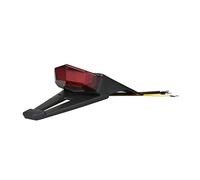 Shkalacar Moto LED Feu Arrière Stop avec Bavette,Support de Garde-Boue arrière feu Stop Clignotants Plaque d'immatriculation feu Stop pour Moto Tout-Terrain personnalisé feu de 3 en 1 5 Faisceaux