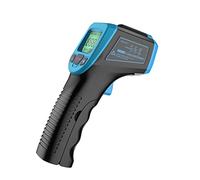 Shkalacar Pistolet thermomètre infrarouge, pistolet de température numérique sans contact -50 °C à 1112 °F (-50 °C à 600 °C) avec écran LCD, bleu