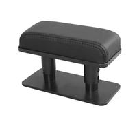 Shkalacar Support Universel D'accoudoir de Porte de Voiture, Accoudoir de Voiture Support de coude Gauche, Repose-Bras en Cuir, Support de Coussin, 3 hauteurs réglables, Installation Non Destructive
