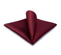 Shlax&Wing Couleur Unie Rouge Poche de poche Pour des Hommes Mariage Classic Jacquard Woven