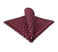 shlax&wing Hommes Cravate Rouge Blanc Dot Mariage
